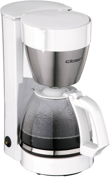 Cloer Filterkaffeemaschine 5011 Weiss-Edelstahl