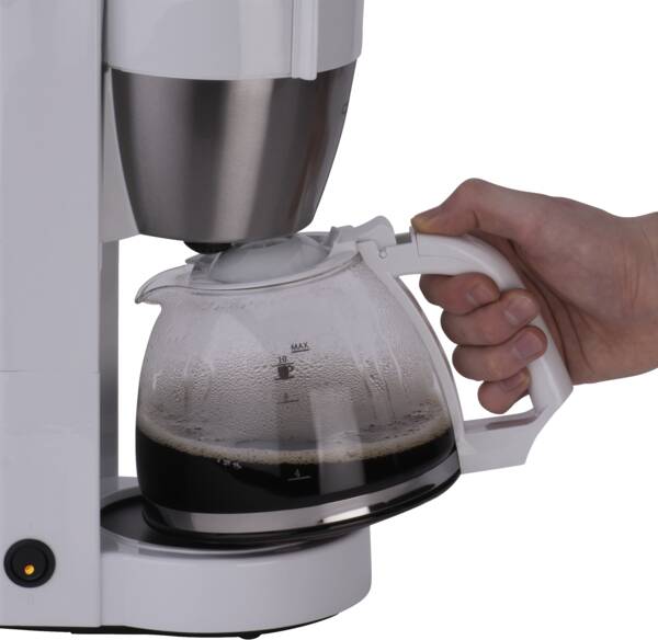 Cloer Filterkaffeemaschine 5011 Weiss-Edelstahl