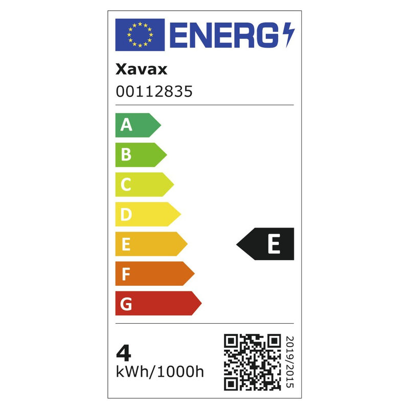 Xavax LED-Tropfenlampe Filament, E14, 470lm, 4W ersetzt 40W, Warmweiß