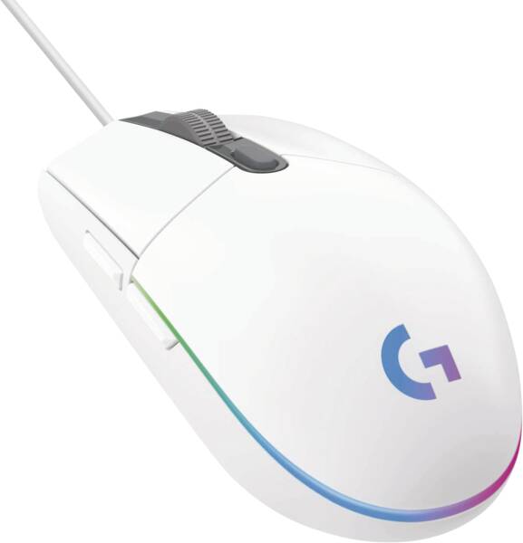 Logitech Maus G203 LIGHTSYNC Gaming Mouse Weiss