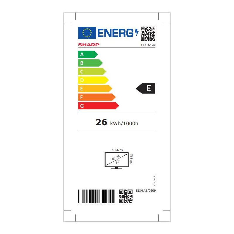 Sharp 32 Zoll HD Ready Non-Smart