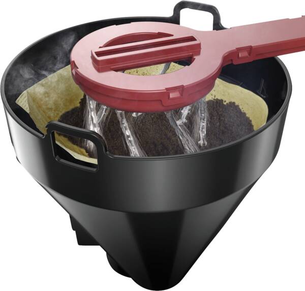 Russell Hobbs Filterkaffeemaschine Adventure Glas Edelstahl-Schwarz