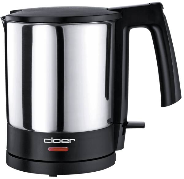 Cloer Wasserkocher Wasserkocher 4700 Edelstahl-Schwarz