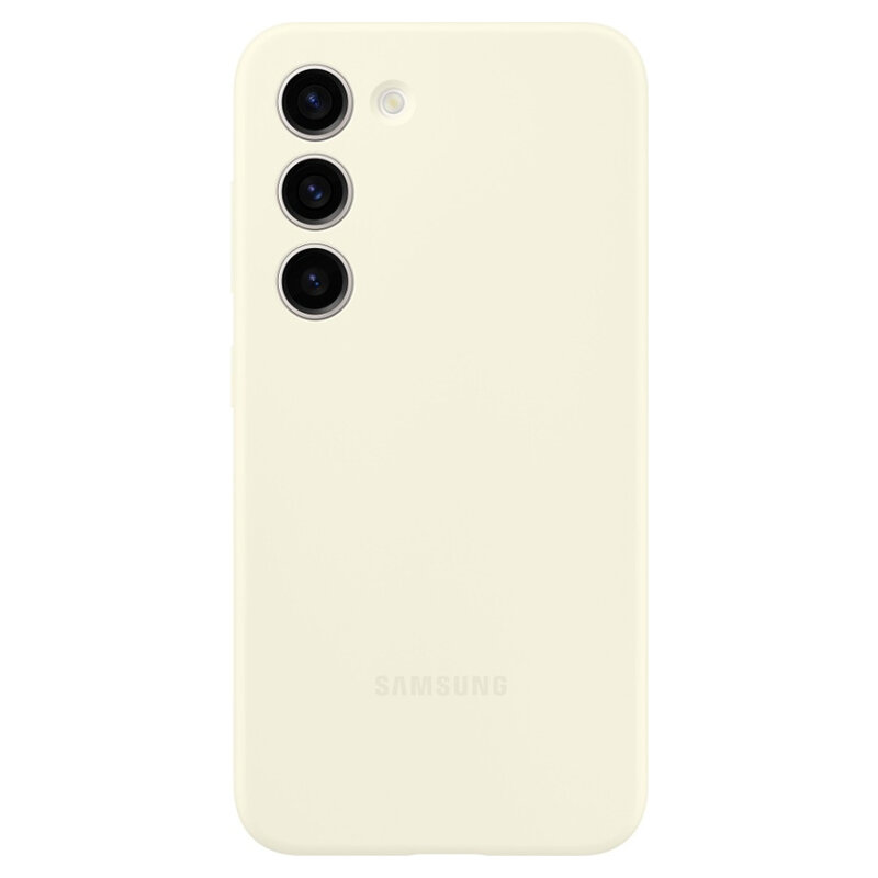 SAMSUNG Silicone Case Galaxy S23+ S916, cream