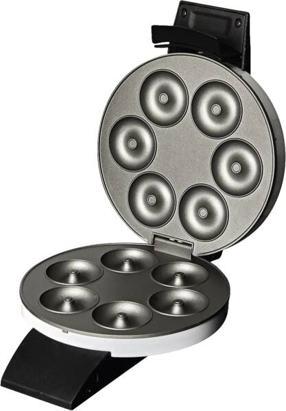 Cloer Donutmaker Donut Maker 6121 Weiss-Schwarz