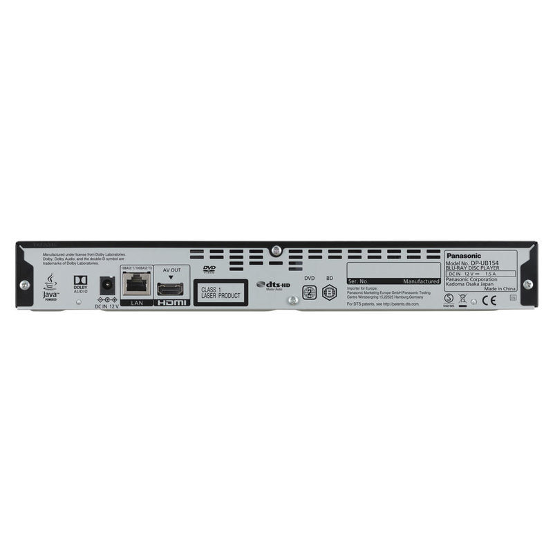 Panasonic UB154 Blu-ray UHD Player