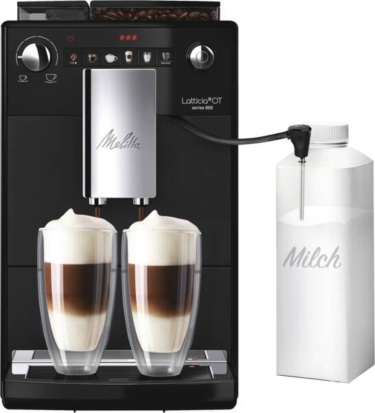 Melitta Kaffeevollautomat Latticia OT inkl. Milchlanze Frosted Black