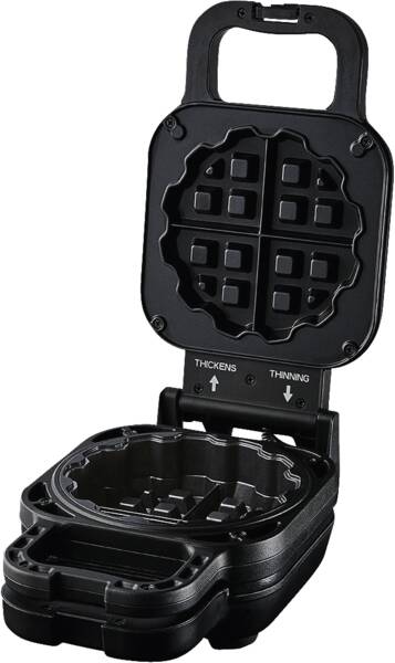 Cloer Waffeleisen Waffel Pie Maker 6150 Schwarz