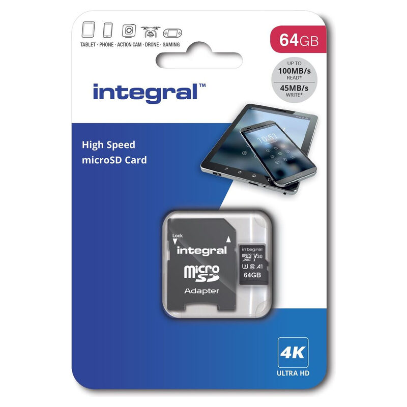 Integral SDHX Micro 64GB U3 V30