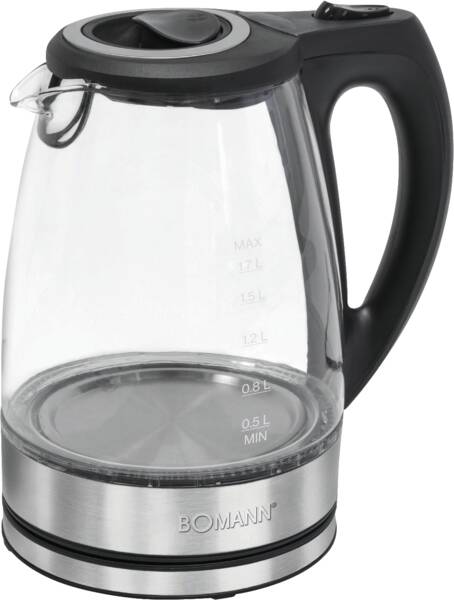 Bomann Wasserkocher WKS 6032 G CB Edelstahl-Glas