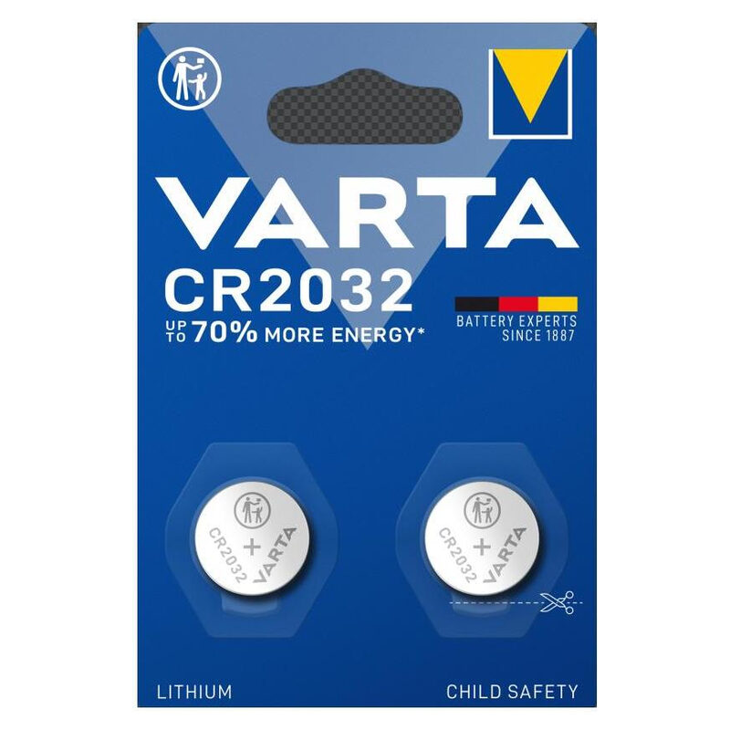 Varta CR2032/2BP Knopfzelle Li Coin