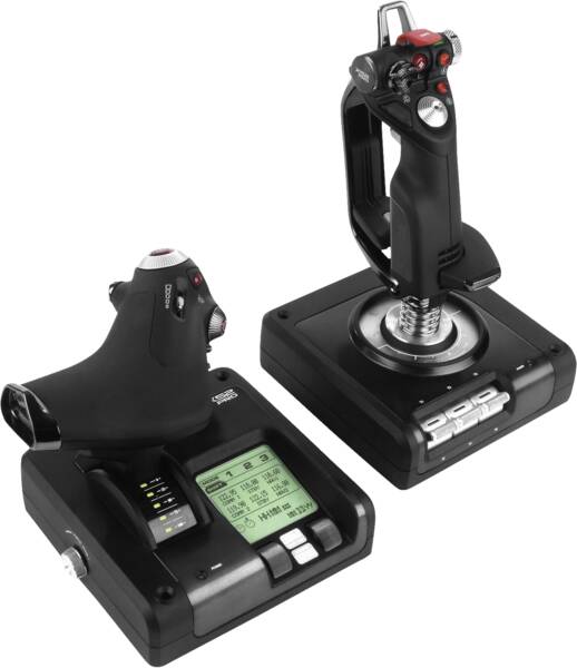 Logitech Joystick G Saitek X52 Pro Flight Control System