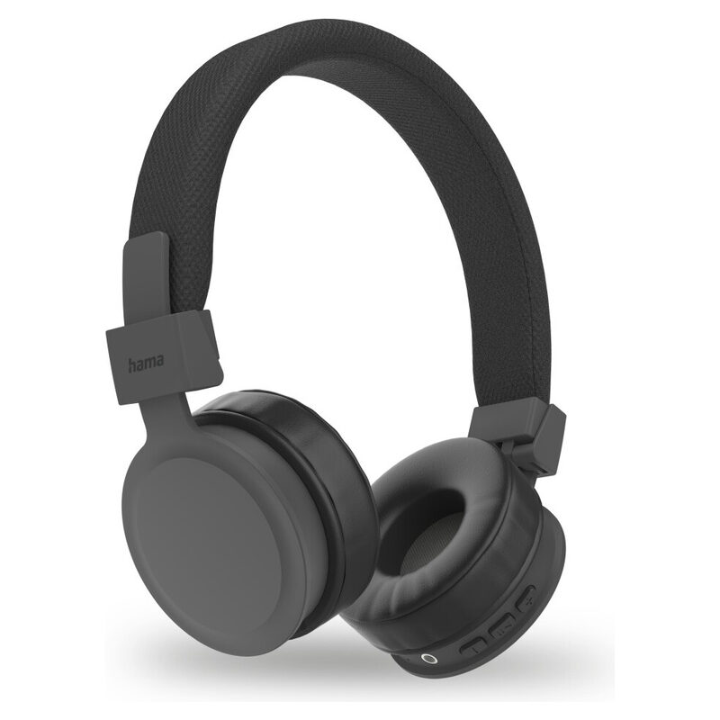 Hama Bluetooth-Kopfhörer Freedom Lit, faltbar, On-Ear, mit Mikrofon, Schwarz