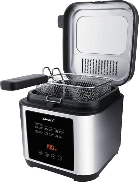 Steba Fondue-Fritteuse DF 150F Edelstahl-Schwarz