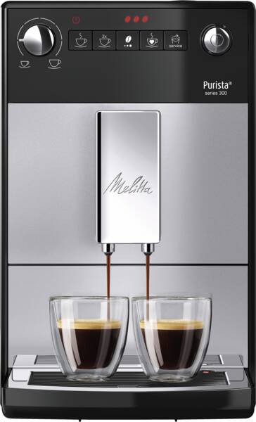 Melitta Kaffeevollautomat Purista Silber