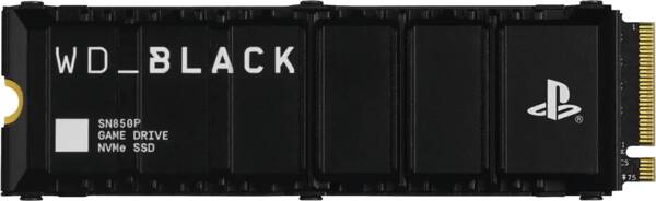 WD BLACK SN850P 2TB NVMe Gen4 x4 SSD für PS5 Heatsink Schwarz