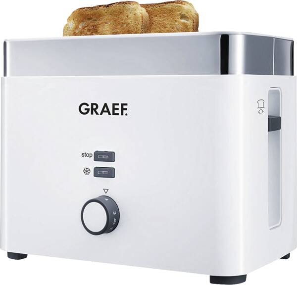 Graef 2-Scheiben-Toaster TO 61 Weiss