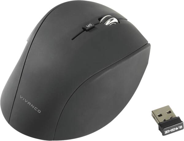 Vivanco Maus IT-MS RF 1600 Schwarz