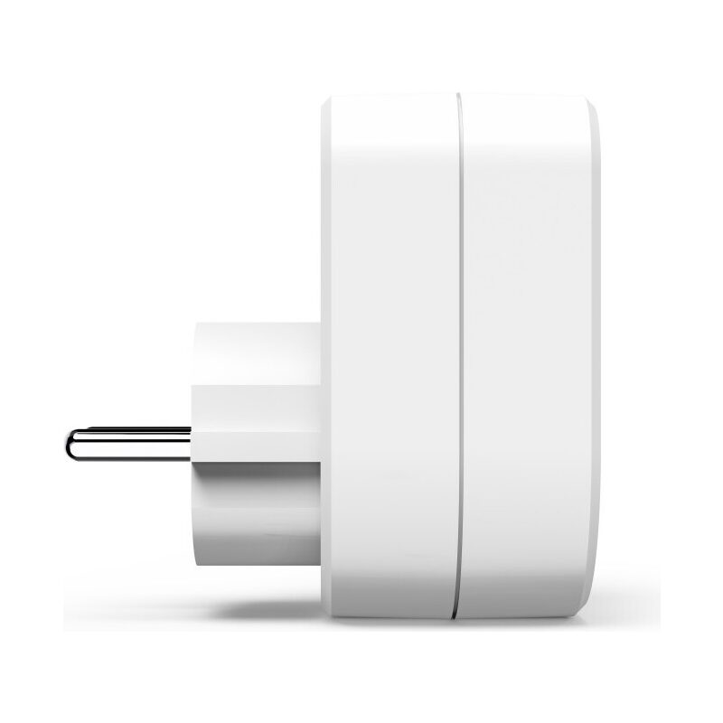 Hama Steckdosenadapter-USBC+USBA weiss