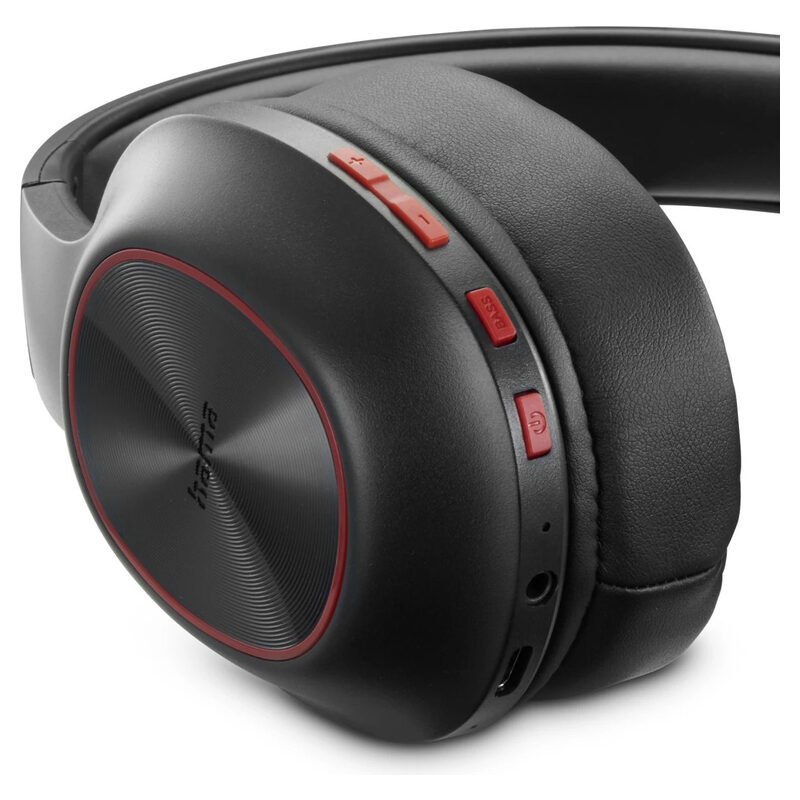 Hama Bluetooth-Kopfhörer Spirit Calypso II, faltbar, Over-Ear, Bass Boost, Mikrofon, Schwarz