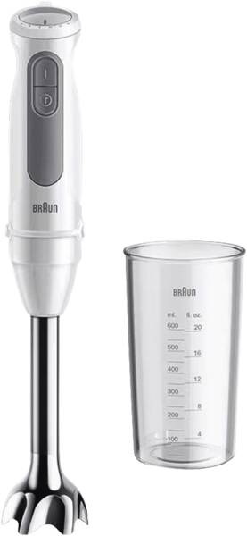 Braun Domestic Home Stabmixer MQ 50001 M Weiss-Greige