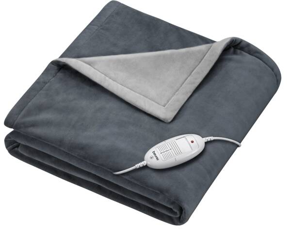 Beurer Heizdecke HD 75 Cosy Dark Grey