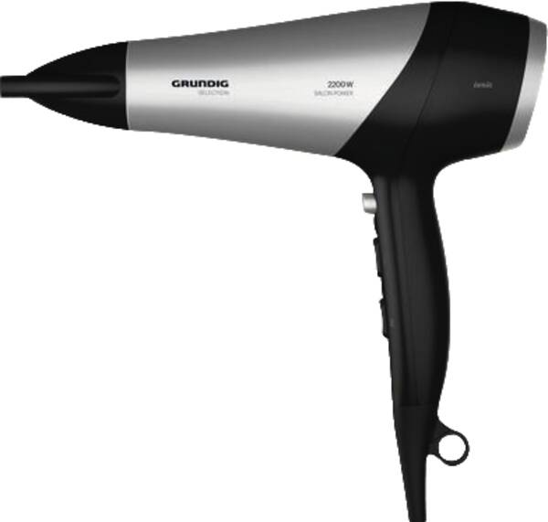 Grundig. Haartrockner HD 6080 B Silber-Schwarz