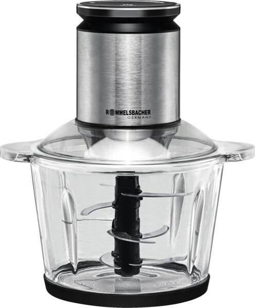 Rommelsbacher Zerkleinerer MZ 800 Glas-Edelstahl-Schwarz