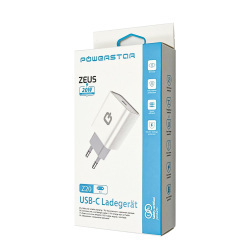 "Powerstar" ® "ZEUS" Ladegerät USB-C 20W White