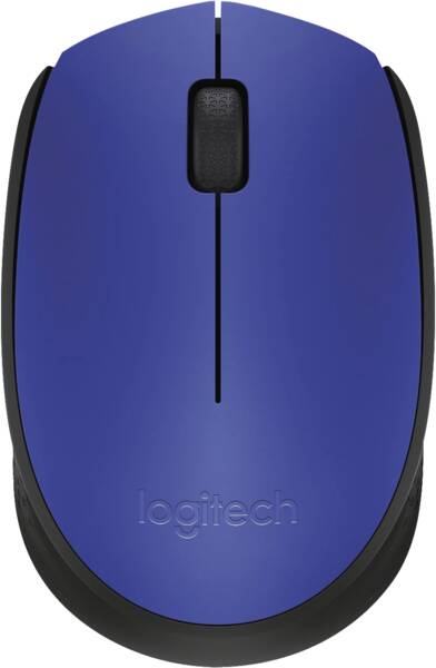 Logitech Maus M171 Wireless Mouse Blau