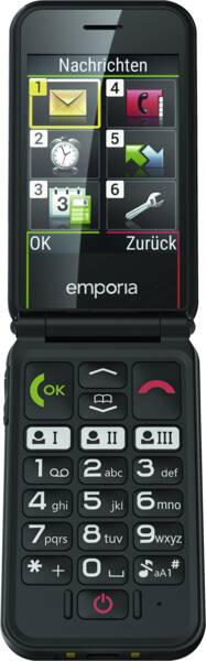 Emporia Tastatur-Handy emporiaSIMPLICITYglam Schwarz