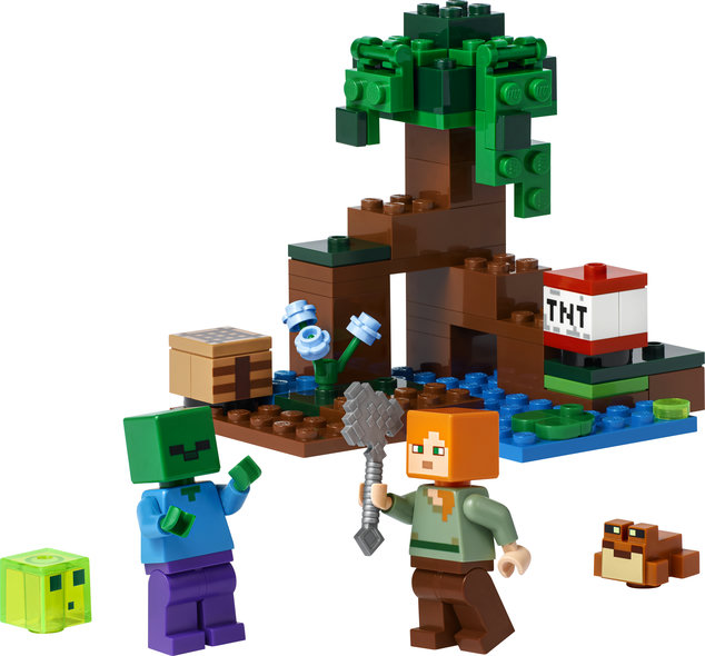 LEGO® 21240 - Minecraft™ Das Sumpfabenteuer (65 Teile)