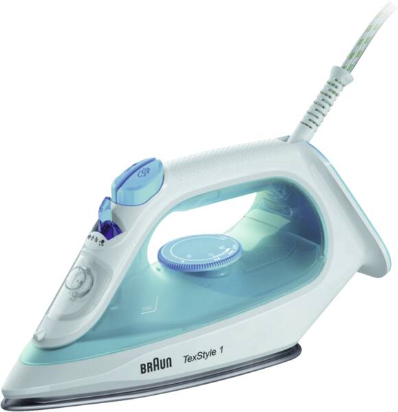 Braun Domestic Home Dampfbügeleisen SI 1050BL Blau-Weiss