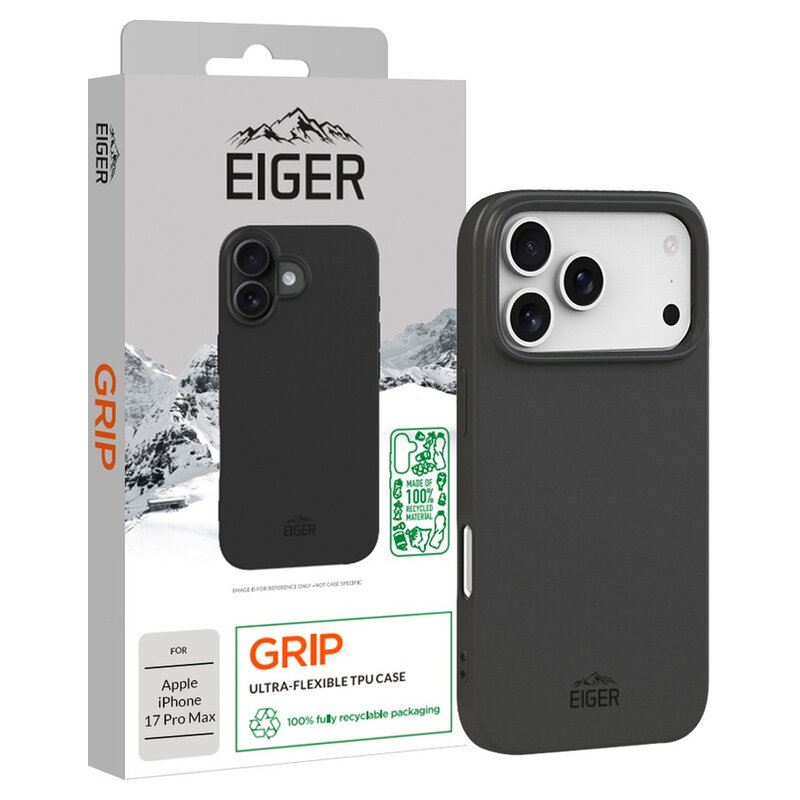 Eiger Grip Case iPhone 17 Pro Max schwarz