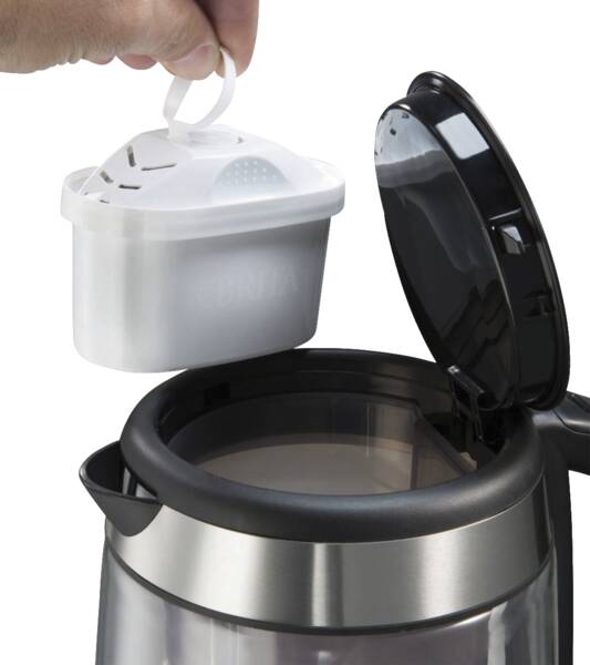Russell Hobbs Wasserkocher Clarity Glas-Wasserkocher Edelstahl-Glas