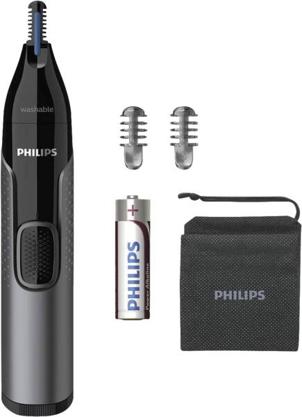 Philips PH Nasen-/Ohrhaarschneider NT3650/16 Schwarz-Grau