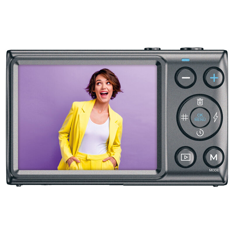 Easypix Digitalkamera V48 Pocket, Schwarz