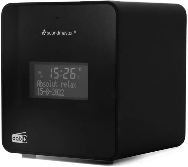 Soundmaster Uhrenradio UR109SW Schwarz