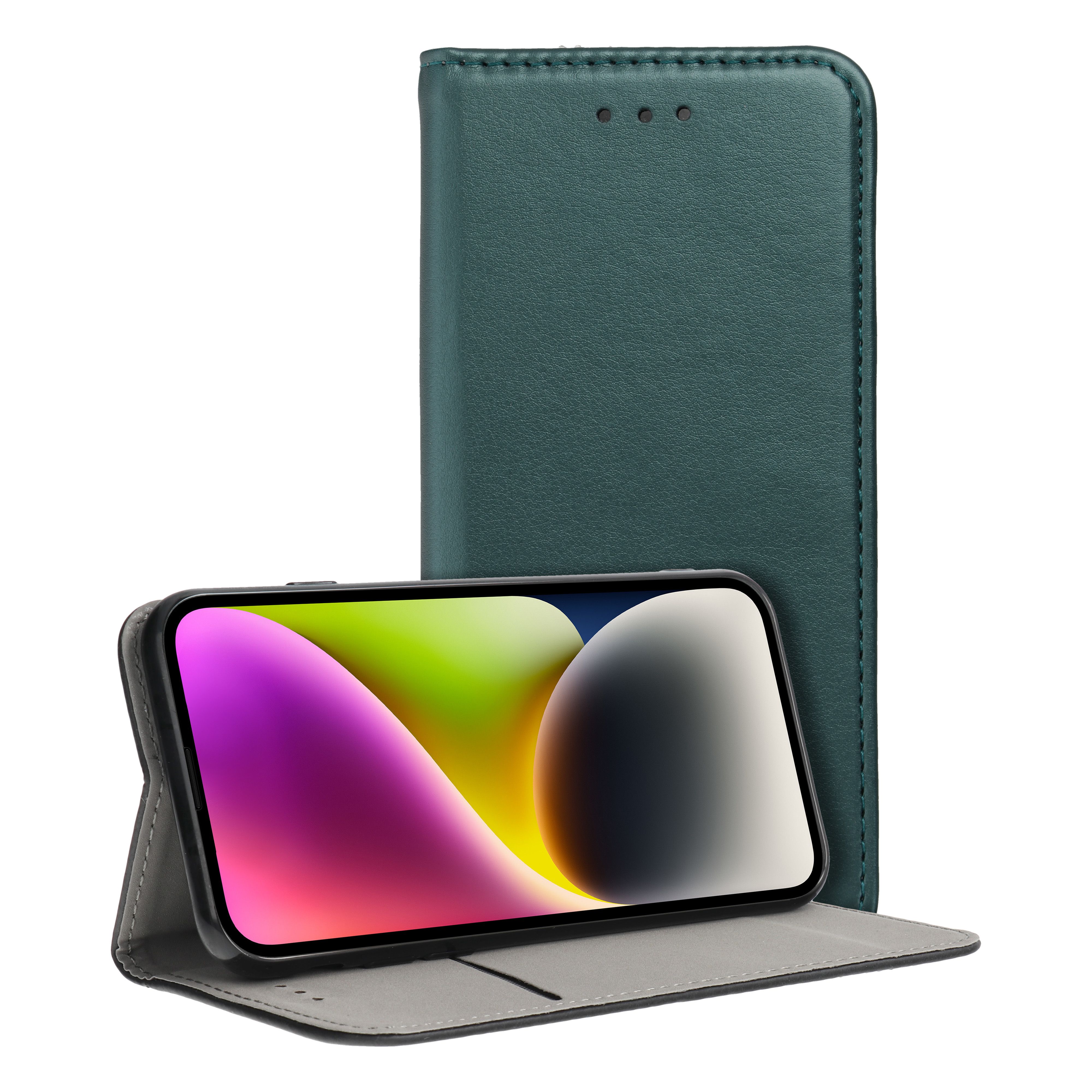Smart Magneto book case Dark Green für Samsung Galaxy A13 5G / A04s