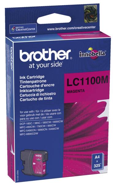 Brother Tintenpatrone LC-1100M (5) Magenta