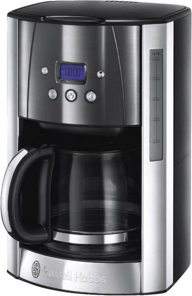 Russell Hobbs Filterkaffeemaschine Luna Moonlight Grey Glas Moonlight Grey