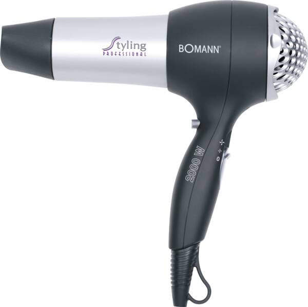 Bomann Haartrockner HTD 889 CB Silber-Grau