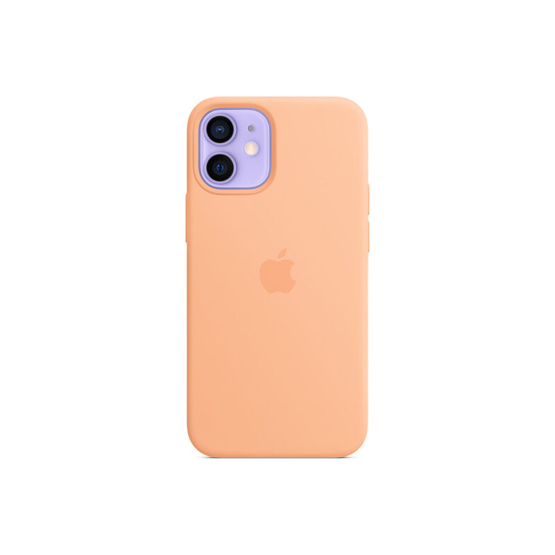 Apple iPhone 12 mini Silikon Case mit MagSafe, Cantaloupe