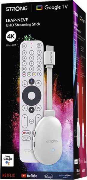 Strong Media-Player LEAP-NEVE Google TV Weiss