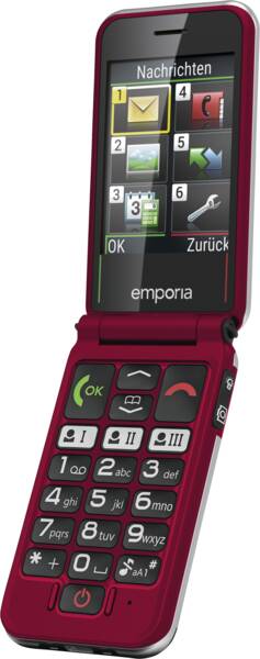 Emporia Tastatur-Handy emporiaJOY Rot