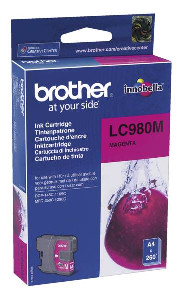 Brother Tintenpatrone LC-980M (5) Magenta