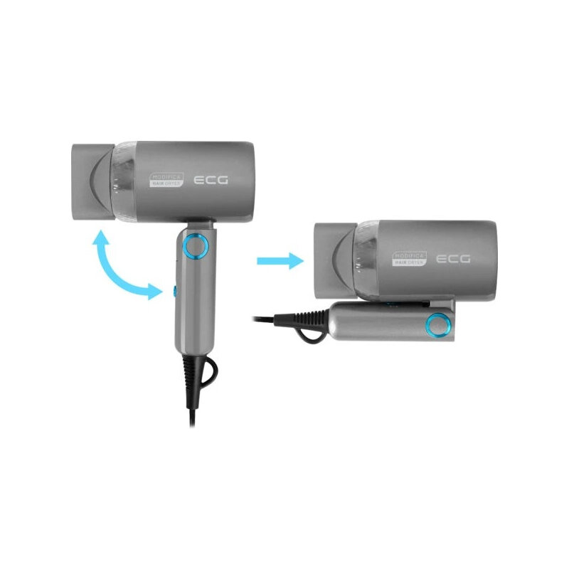 ECG Modifica Grigio Piccolo, Haartrockner 1200W, grau