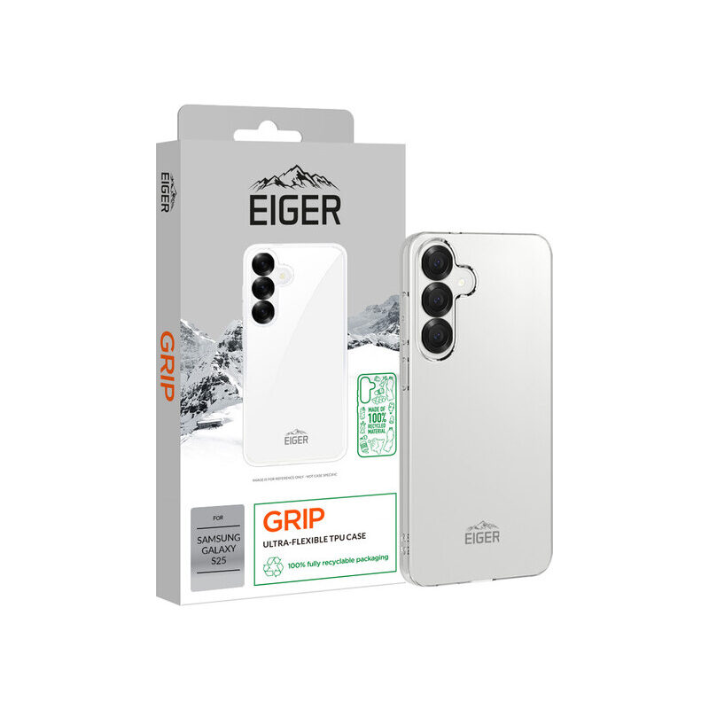 Eiger Grip Case Samsung S25 clear (Transparent)