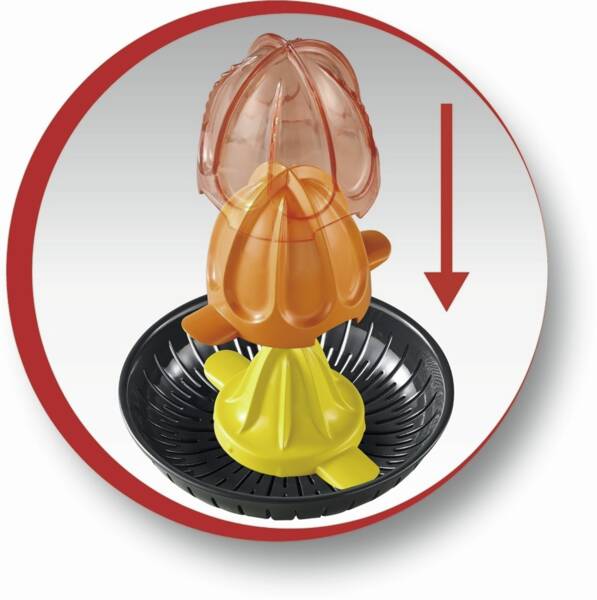 Moulinex Zitruspresse PC603D10 Metall-Schwarz