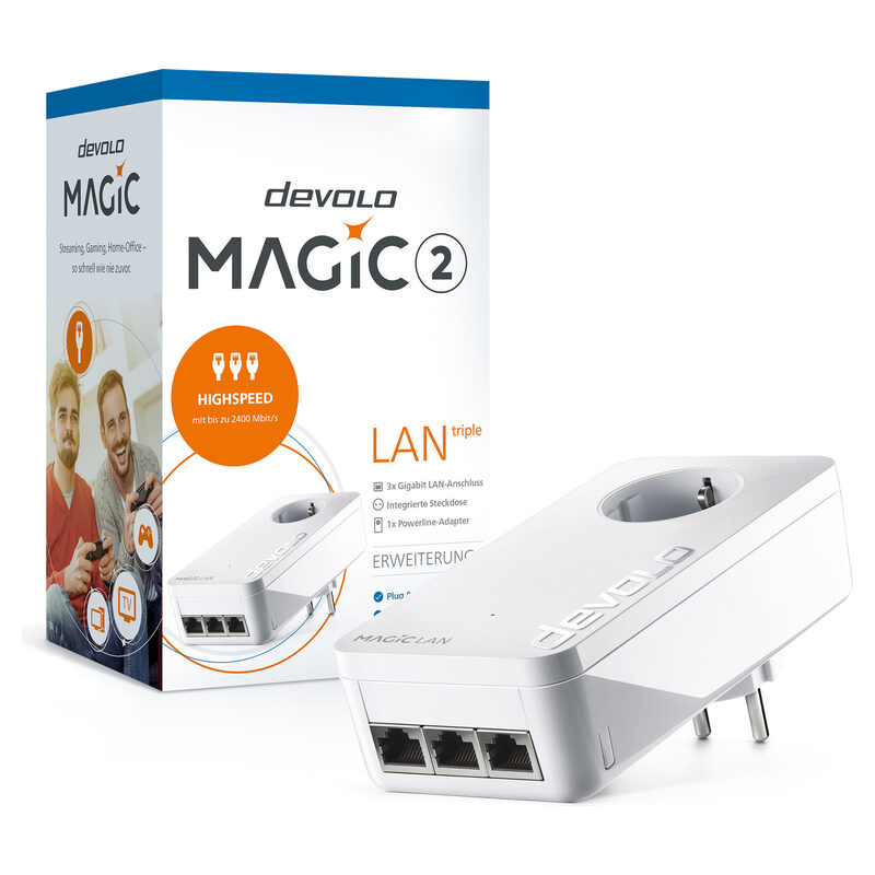 devolo Magic 2 LAN triple weiss